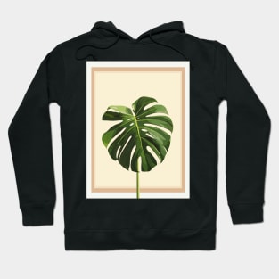 Minimalist Plant Illustration Hoodie